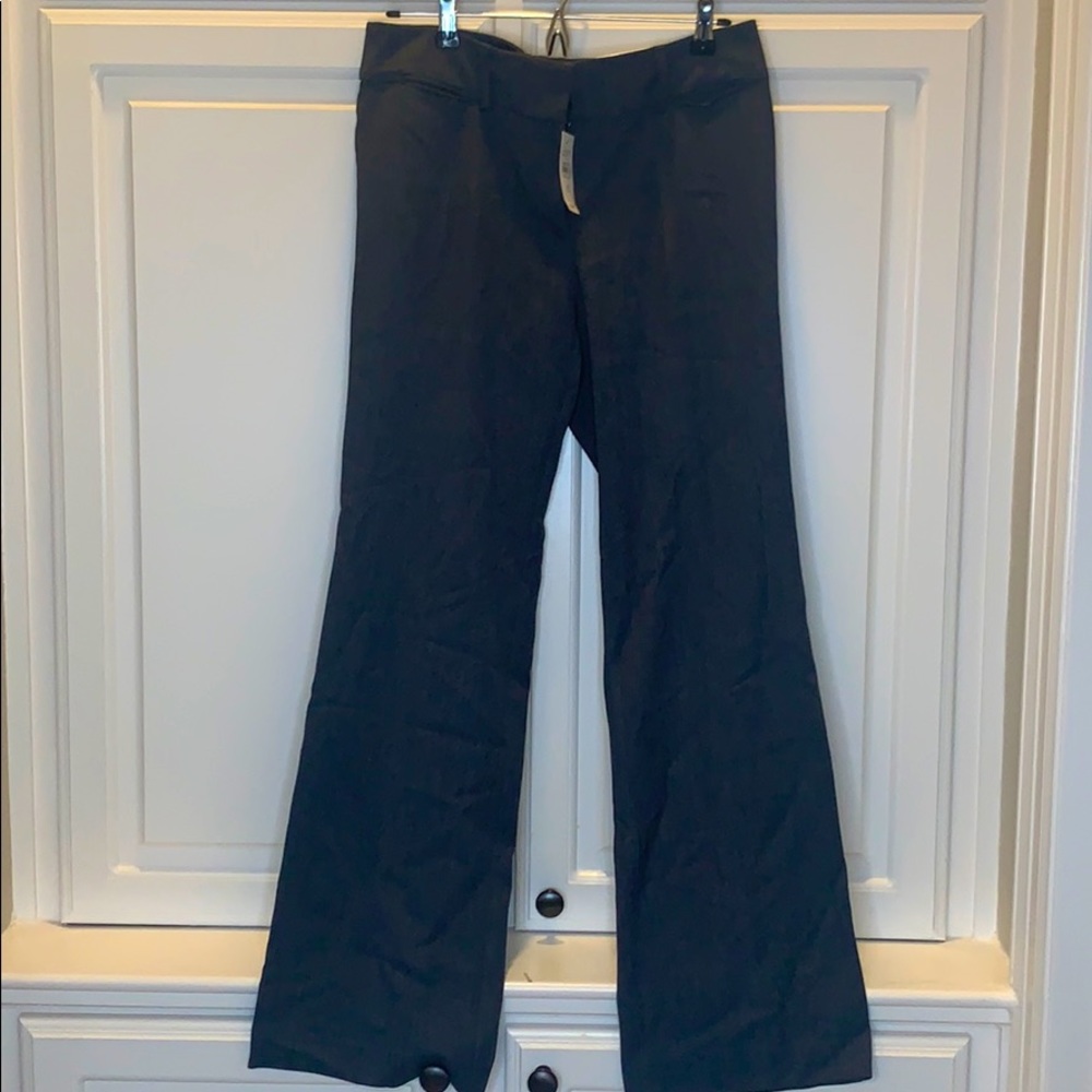 NWT Charcoal Wide-Leg Trouser - 6